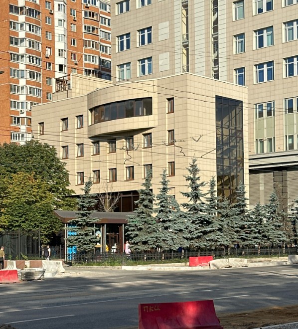 фасад дома, здание по адресу г Москва, ул Авиамоторная, д 12 к 2